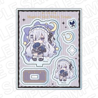 魔法少女ノ魔女裁判 アクリルパーツ 夏目アンアン 制服風コーデ デフォルメ ver.