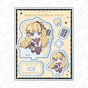 魔法少女ノ魔女裁判 アクリルパーツ 佐伯ミリア 制服風コーデ デフォルメ ver.