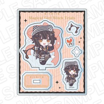魔法少女ノ魔女裁判 アクリルパーツ 沢渡ココ 制服風コーデ デフォルメ ver.