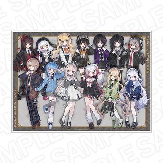 魔法少女ノ魔女裁判 キャンバスアート 制服風コーデ ver.