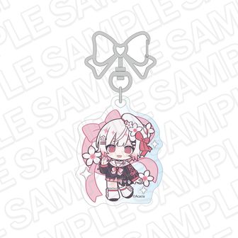 魔法少女ノ魔女裁判 ホログラムキーホルダー 桜羽エマ 制服風コーデ デフォルメ ver.