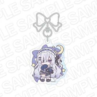 魔法少女ノ魔女裁判 ホログラムキーホルダー 夏目アンアン 制服風コーデ デフォルメ ver.