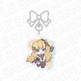 魔法少女ノ魔女裁判 ホログラムキーホルダー 佐伯ミリア 制服風コーデ デフォルメ ver.