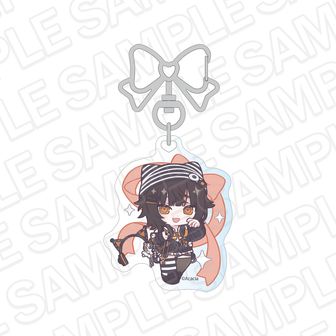 魔法少女ノ魔女裁判 ホログラムキーホルダー 沢渡ココ 制服風コーデ デフォルメ ver.