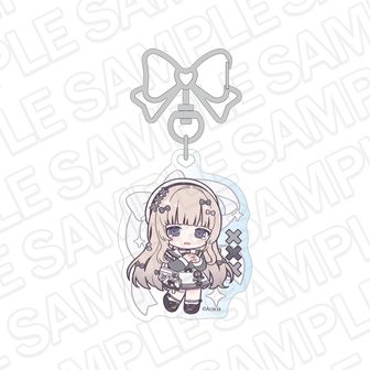 魔法少女ノ魔女裁判 ホログラムキーホルダー 氷上メルル 制服風コーデ デフォルメ ver.