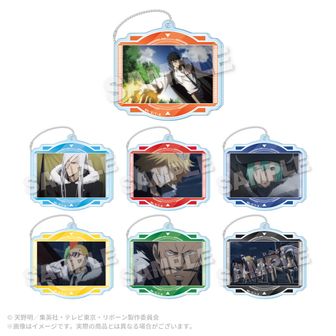 家庭教師ヒットマンREBORN! トレーディング場面写アクリルキーホルダー ヴァリアーver.　【コンプリートBOX／7個入り】