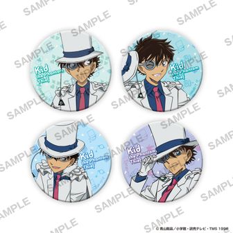 名探偵コナン 缶バッジ＋ 怪盗キッドコレクション　【コンプリートBOX／4個入り】