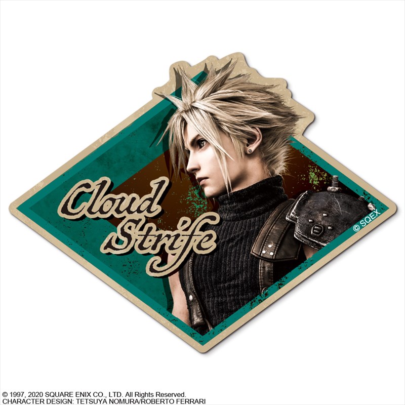ファイナルファンタジーZリメイク_キャラクターステッカークラウド・ストライフ