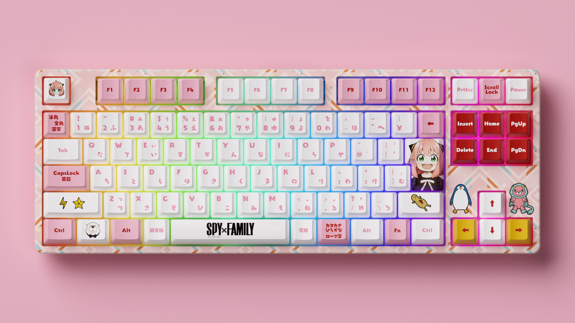 SPY×FAMILY｜AMICIS ゲーミングキーボード 日本語配列 TKL